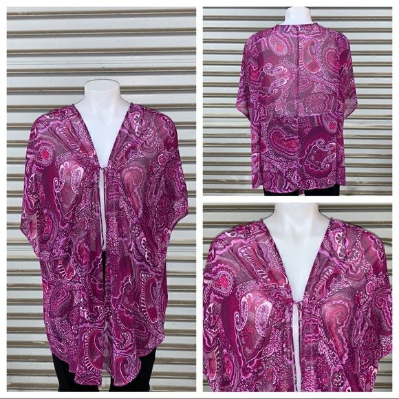 🛍️Izod sheer shrug size 1X NWOT - Picture 1 of 7